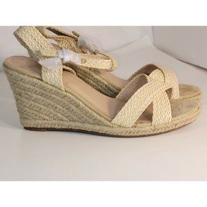 women's Open Toe Forever Fashion S 10 Open Toe Ankle Strap Straw Wedge Sandal